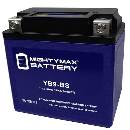 YB9-BS Lithium Replacement Battery For Cagiva 125 C10R C9 87-90
